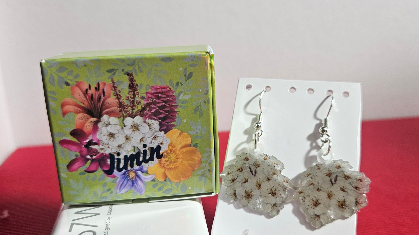 Pendientes flor de nacimiento Jiminshiiiii