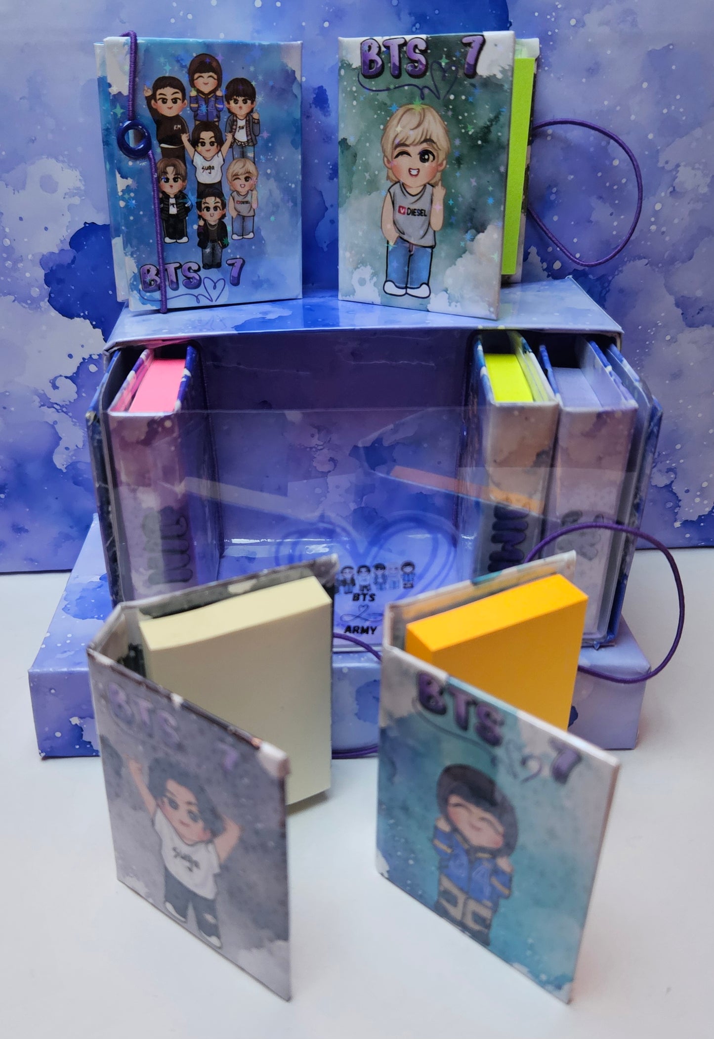 Mini libretas Forever Seven de notas adhesivas