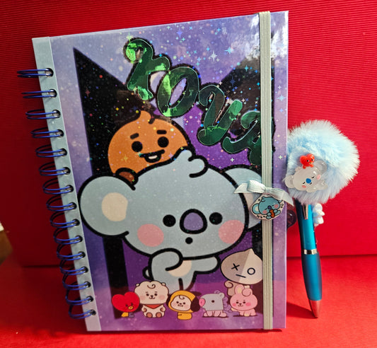 Cuaderno A5 +boligrafo Koya