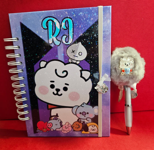 Cuaderno A5 +boligrafo RJ