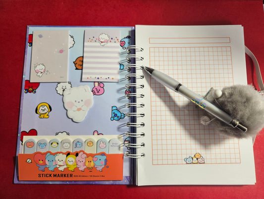 Cuaderno A5 +boligrafo RJ