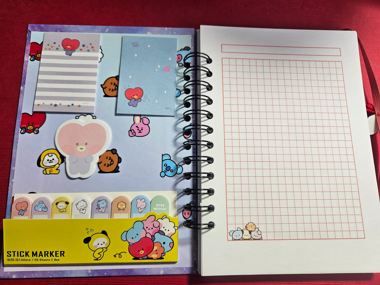 Cuaderno A5 +boligrafo Tata
