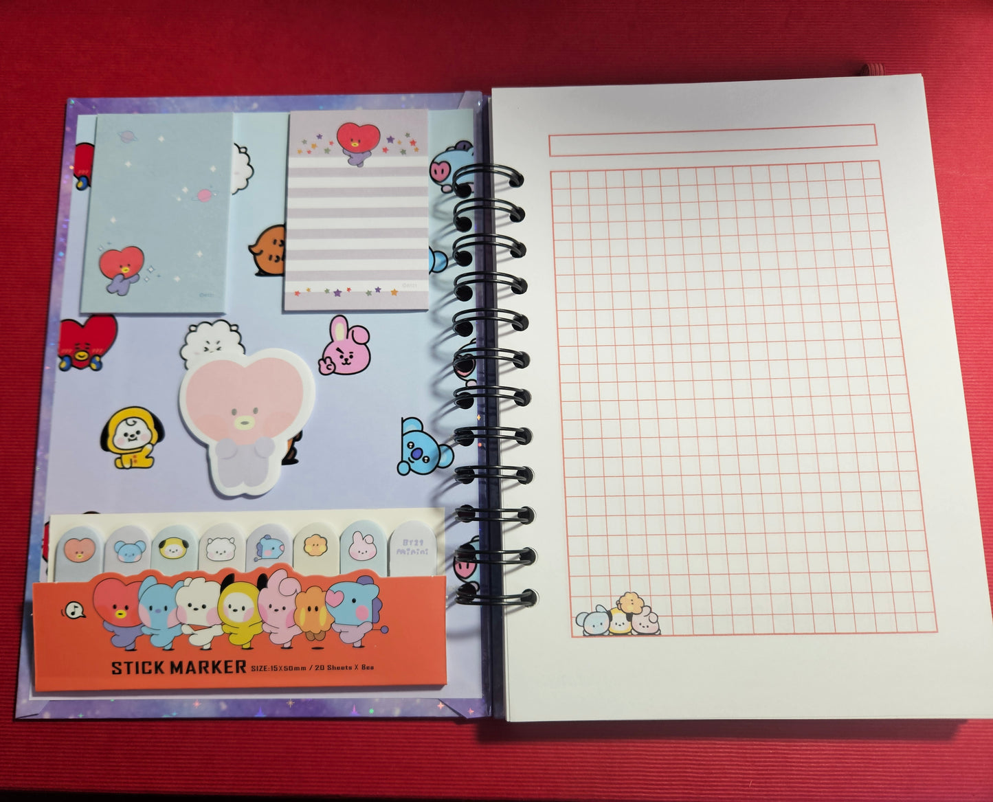 Cuaderno A5 +boligrafo Tata