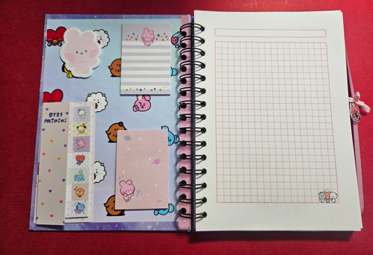 Cuaderno A5 + boligrafo Cooky